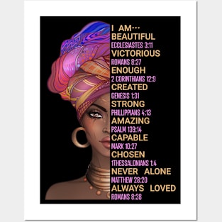 I am beautiful & loved Posters and Art